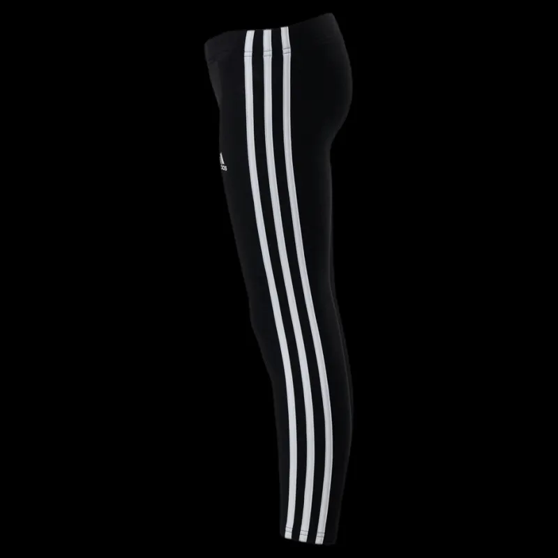 Outlet adidas Essentials 3-Stripes Leggings Black Vit och Svart