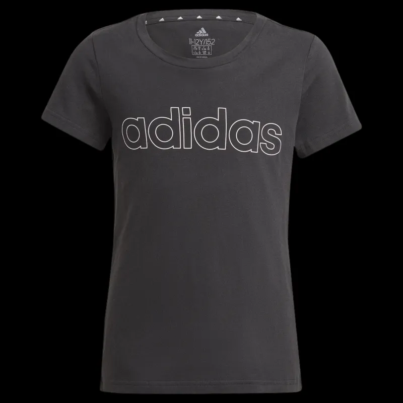 Discount adidas Essentials T-Shirt Black Vit och Svart