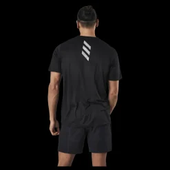 adidas Fast Primeblue Tee Men Black / Reflective Silver Svart