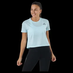 adidas Fast Primeblue Tee Women Halo Mint / Reflective Silver Blå