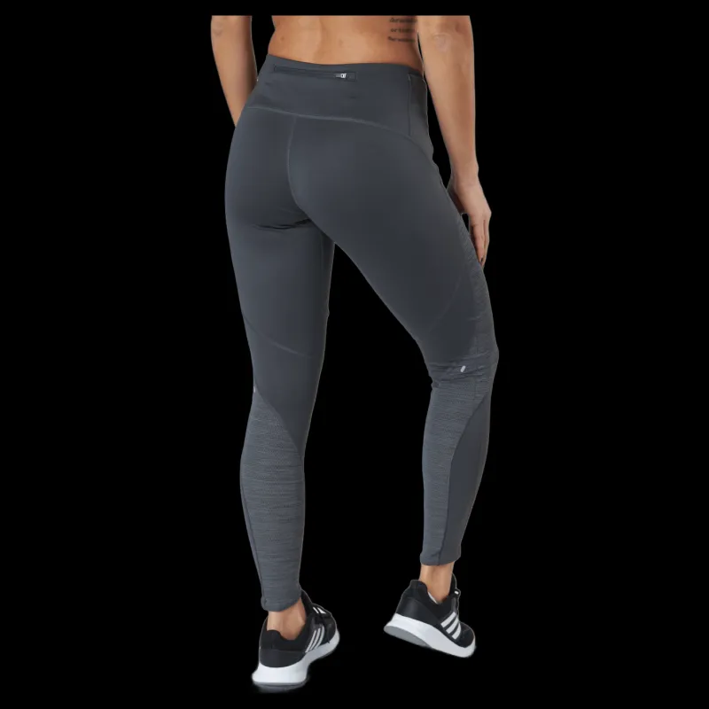 adidas Fast Running Primeblue Leggings Women Grey Six / Grey Four Svart