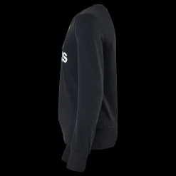 adidas Girls Essentials Big Logo Sweatshirt Black / White Svart Clearance