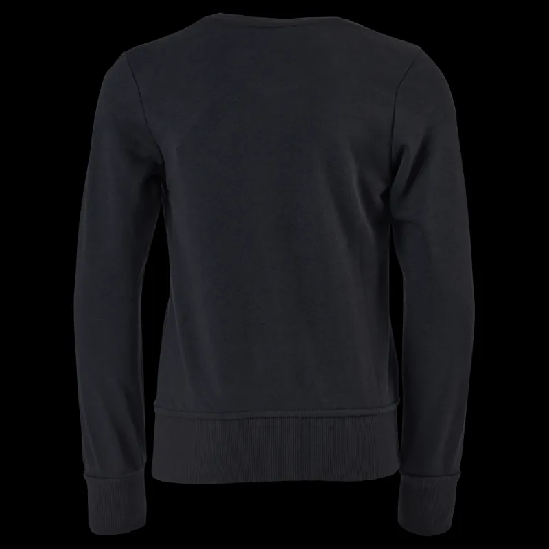 adidas Girls Essentials Big Logo Sweatshirt Black / White Svart Clearance
