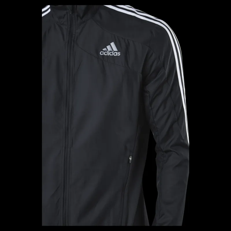 adidas Marathon Jacket 3 Stripe Men Black / White Svart Online