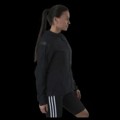 adidas Marathon Jacket Translucent Women Black / Black Svart New