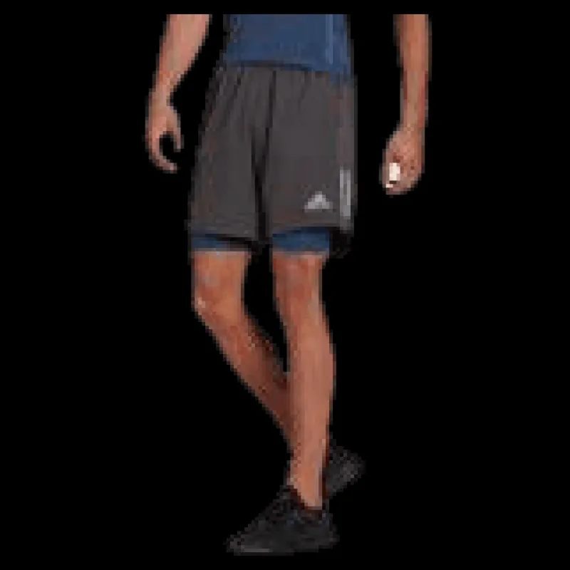 adidas Own The Run Short 2In1 Men Dgh Solid Grey Grå Best