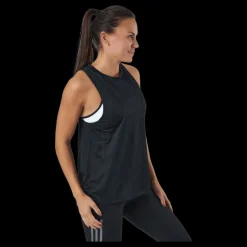 Outlet adidas Own The Run Tank Women Black Svart
