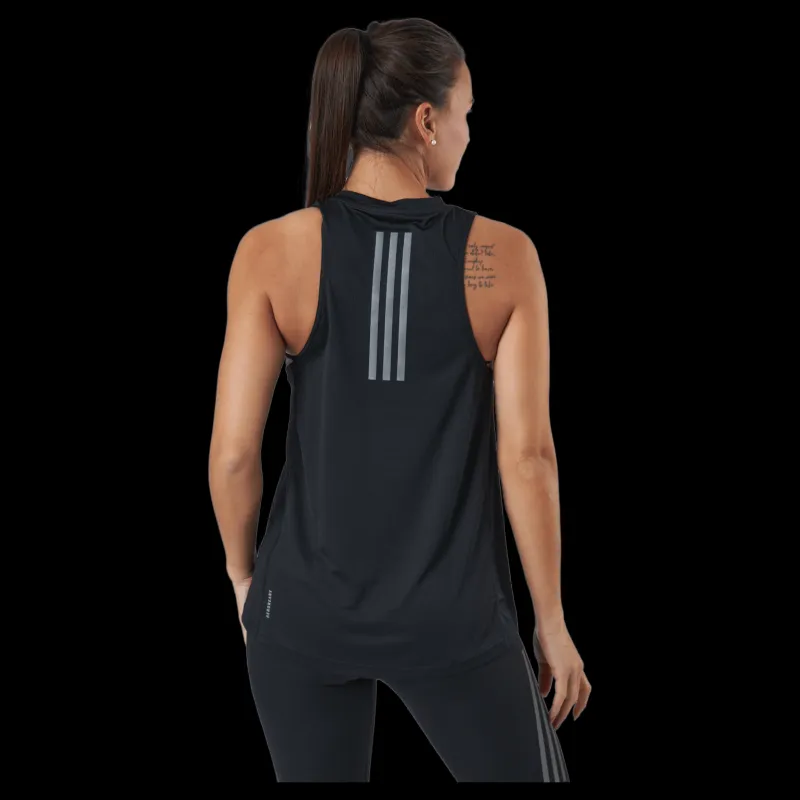 Outlet adidas Own The Run Tank Women Black Svart