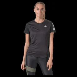 adidas Own The Run Tee Women Black Svart