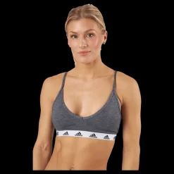 adidas Purebare Light-Support Bra Dark Grey Heather Grå Best