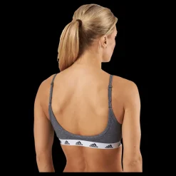 adidas Purebare Light-Support Bra Dark Grey Heather Grå Best