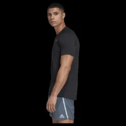adidas Runner Tee Men Black Svart New