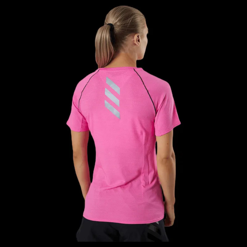 adidas Runner Tee Women Screaming Pink Rosa
