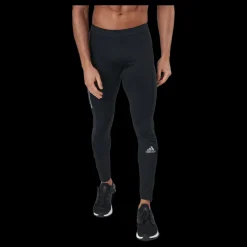 adidas Saturday Warm Running Leggings Men Black Svart Discount