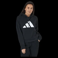 adidas Sportswear Three Bar Hoodie Black Svart Online