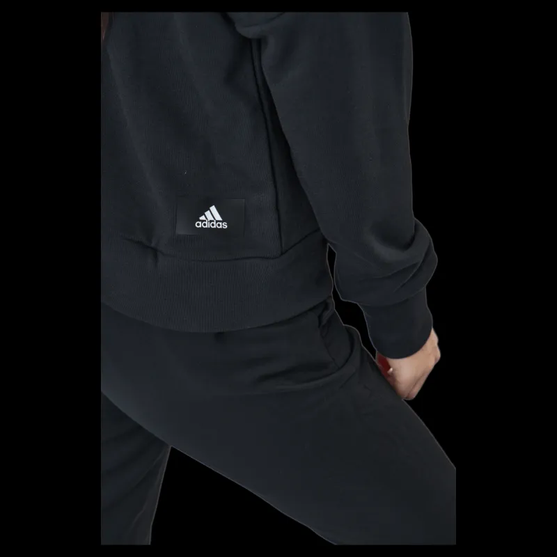 adidas Sportswear Three Bar Hoodie Black Svart Online