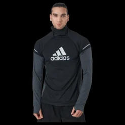 adidas Turtle Graphic Block Longsleev Tee Men Black / Grey Six Svart Online