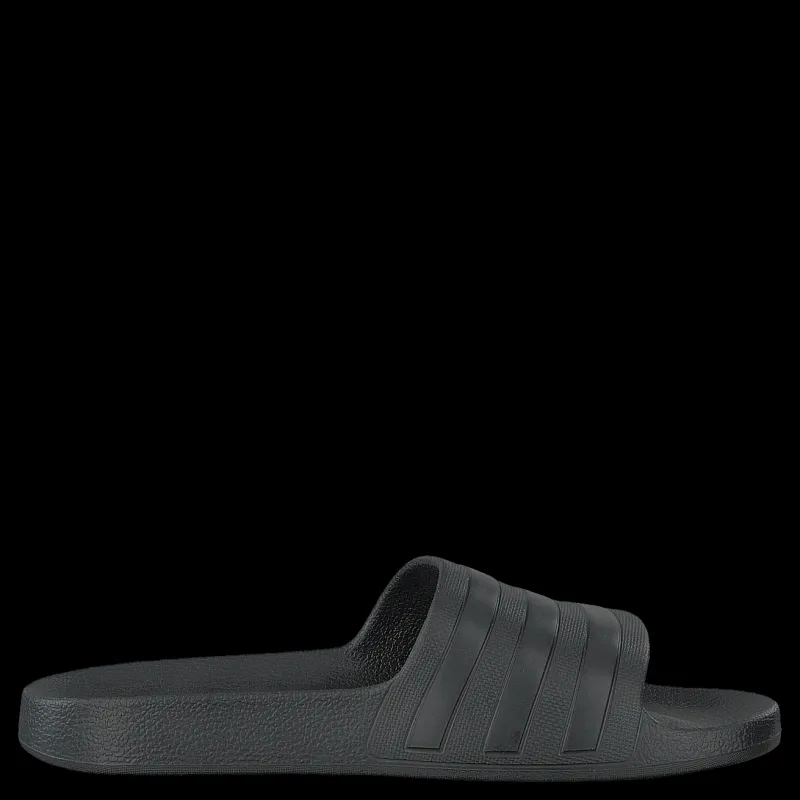 adidas Adilette Aqua Slides Core Black / Core Black / Core Black Svart Clearance