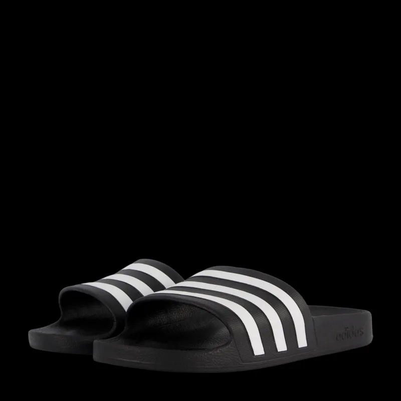 Best adidas Adilette Aqua Slides Core Black / Cloud White / Core Black Svart