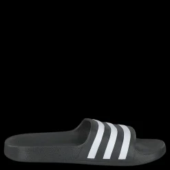 adidas Adilette Aqua Slides Kids Core Black / Cloud White / Core Black Grå Outlet