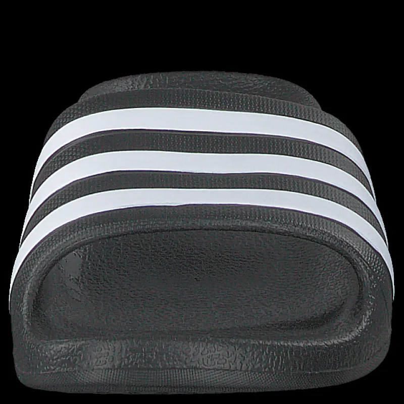 adidas Adilette Aqua Slides Kids Core Black / Cloud White / Core Black Grå Outlet