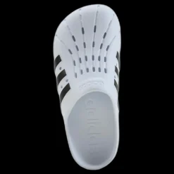adidas Adilette Clogs Cloud White / Core Black / Cloud White Vit Best