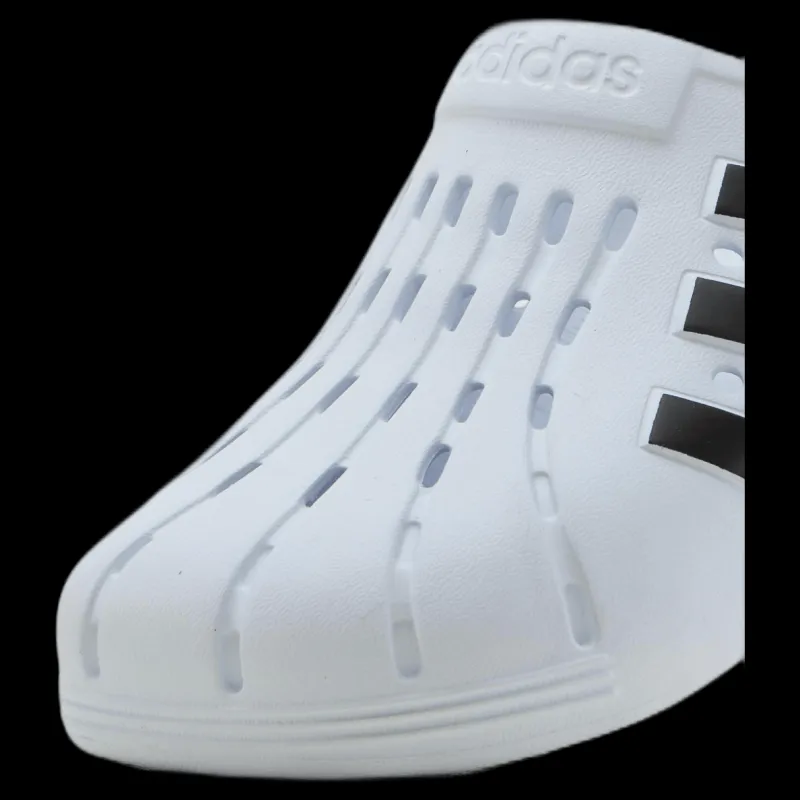 adidas Adilette Clogs Cloud White / Core Black / Cloud White Vit Best