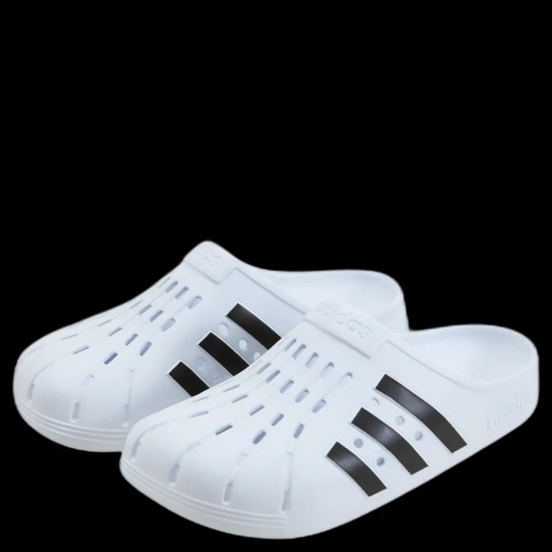adidas Adilette Clogs Cloud White / Core Black / Cloud White Vit Best