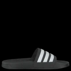 adidas Adilette Cloudfoam Slides Core Black / Cloud White / Core Black Grå Online
