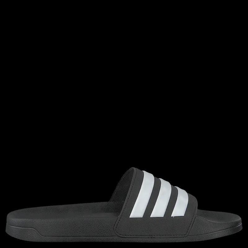 adidas Adilette Cloudfoam Slides Core Black / Cloud White / Core Black Grå Online