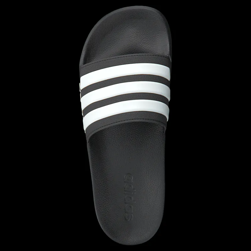 adidas Adilette Cloudfoam Slides Core Black / Cloud White / Core Black Grå Online