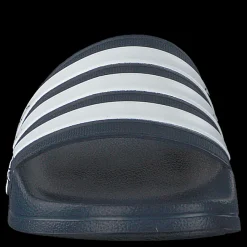 adidas Adilette Cloudfoam Slides Collegiate Navy / Cloud White / Collegiate Navy Blå Sale