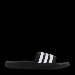 adidas Adilette Comfort Slides Core Black / Cloud White / Core Black Grå New