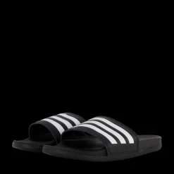 adidas Adilette Comfort Slides Core Black / Cloud White / Core Black Grå New