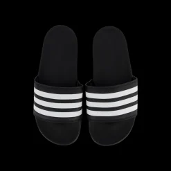 adidas Adilette Comfort Slides Core Black / Cloud White / Core Black Grå New