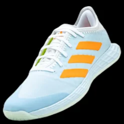 adidas Adizero Fastcourt Handball Shoes Sky Tint / Cloud White / Signal Orange Orange och Vit Best