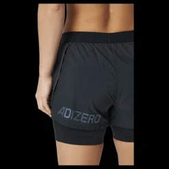 Hot adidas Adizero 2In1 Short Women Black Svart