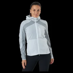 Discount adidas Adizero Marathon Jacket Women White / Grey Vit