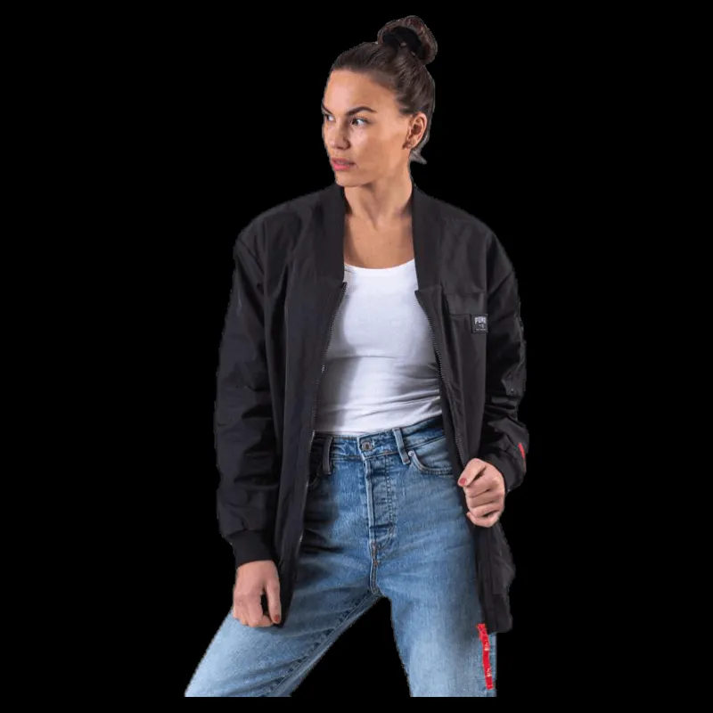 Outlet Puma Adriana Lima Long Bomber Jacket Black