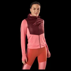 Craft ADV Charge Jersey Hood Jkt Pink/Red Rosa och Röd Best