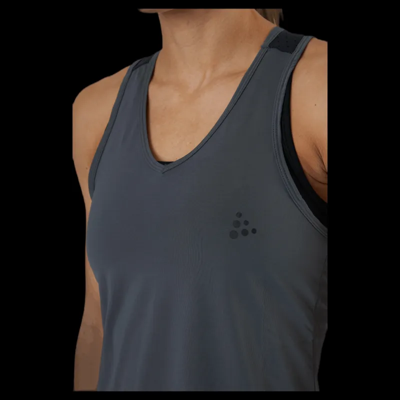 Craft ADV Charge Perforated Singlet Black/Grey Svart och Grå Outlet