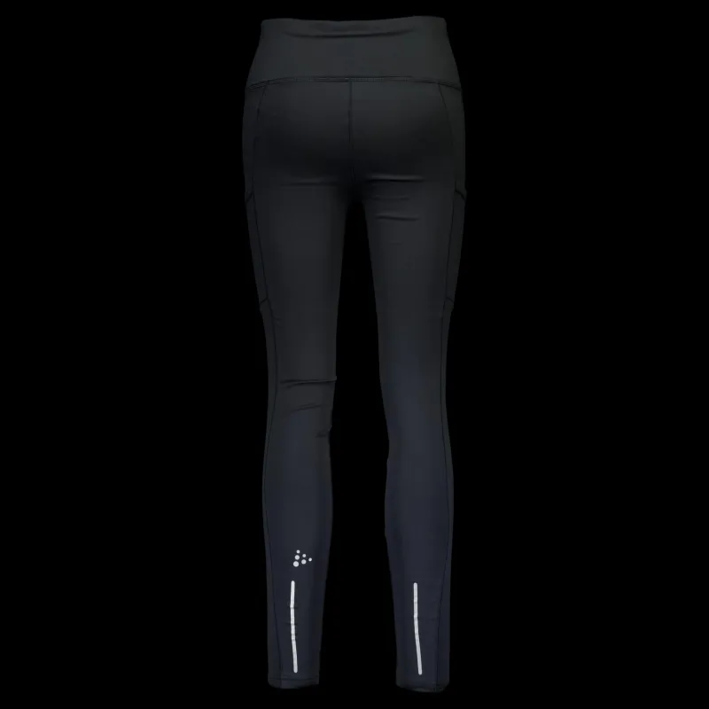 Sale Craft Adv Essence High Waist Warm Ti Black Svart