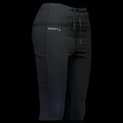 Sale Craft Adv Essence High Waist Warm Ti Black Svart