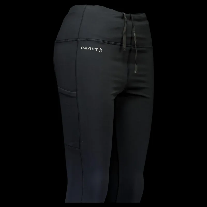 Sale Craft Adv Essence High Waist Warm Ti Black Svart