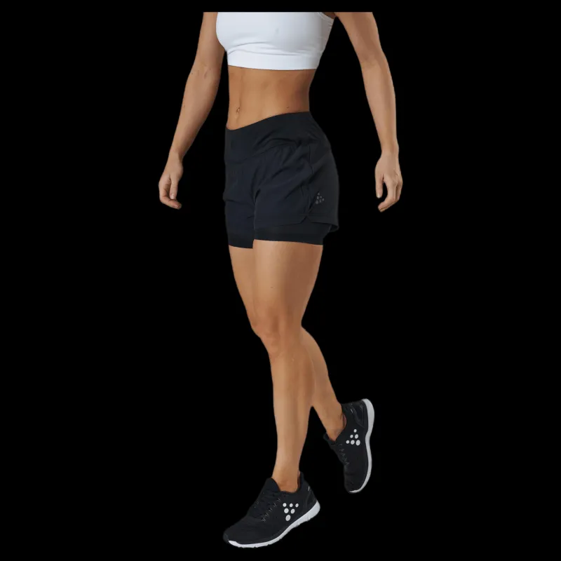 Craft ADV Essence 2-In-1 Shorts Black Svart Sale