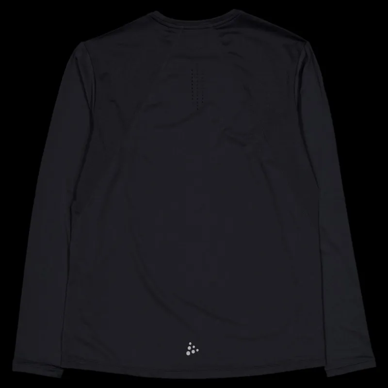 Craft Adv Essence Ls Tee 2 M Black Svart