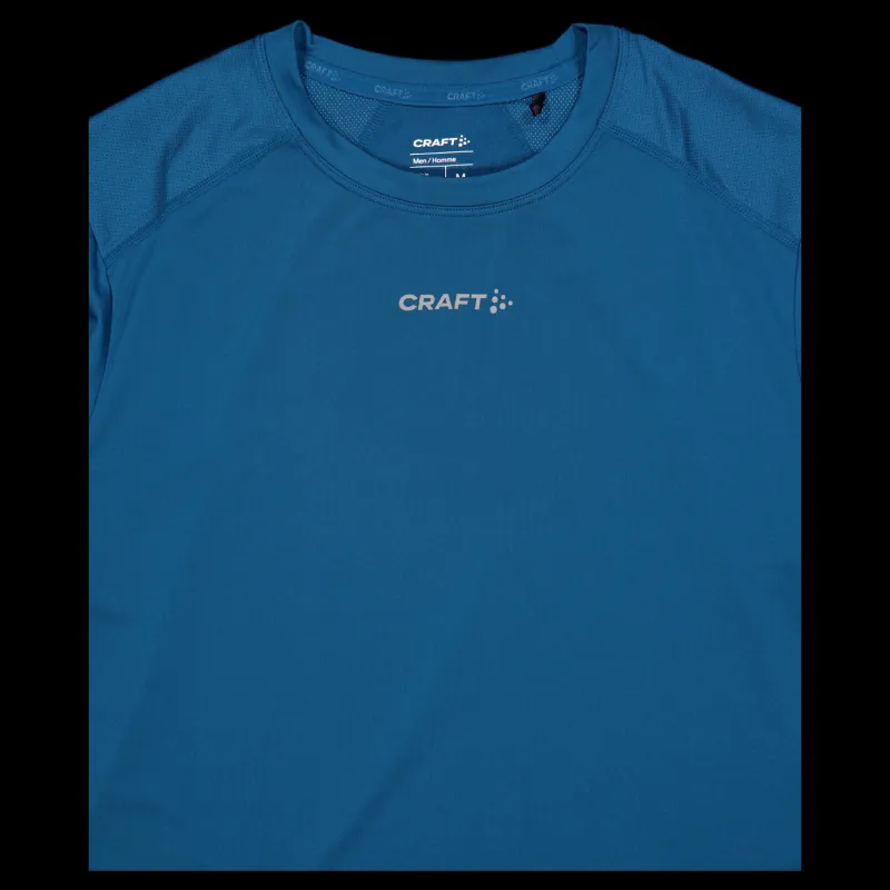 Craft Adv Essence Ss Tee 2 M Alfa Blå Best