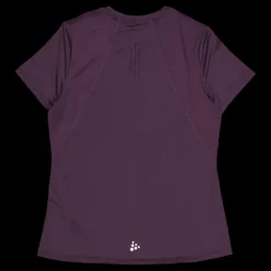 Craft Adv Essence Ss Tee 2 W Dk Plum Lila New