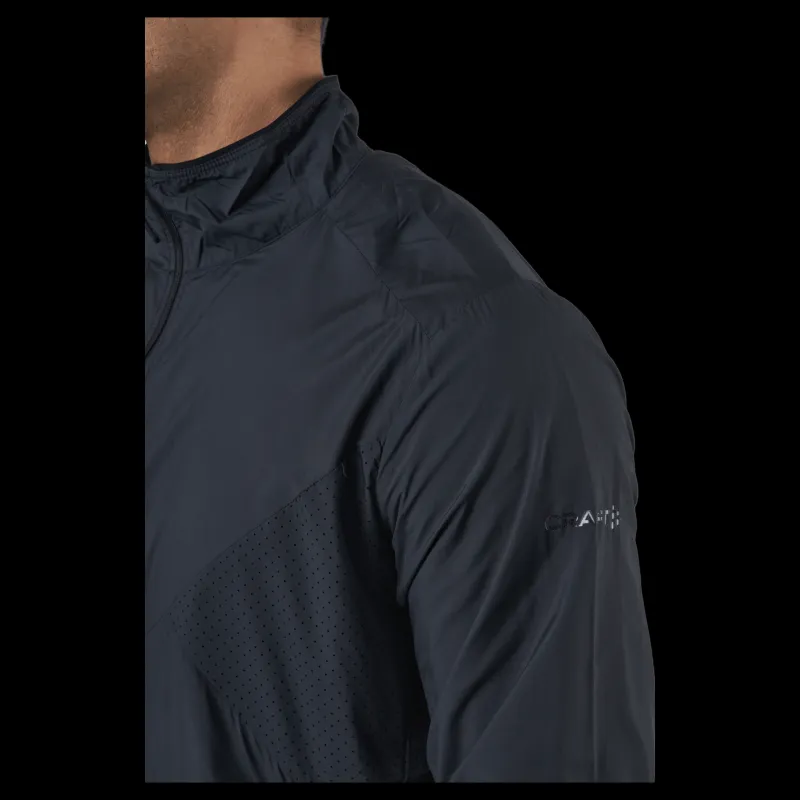 Outlet Craft Adv Essence Wind Jacket M Black Svart