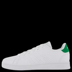 Sale adidas Advantage Lifestyle Court Lace Shoes Cloud White / Green / Core Black Vit
